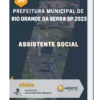 Apostila Assistente Social Prefeitura de Rio Grande da Serra SP 2023