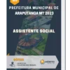 Apostila Assistente Social Prefeitura de Araputanga MT 2023