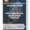 Apostila Assistente Social de Políticas Públicas Prefeitura de Cunha Porã SC 2023