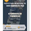 Apostila Atendente de Farmácia Prefeitura de Dois Vizinhos PR 2023