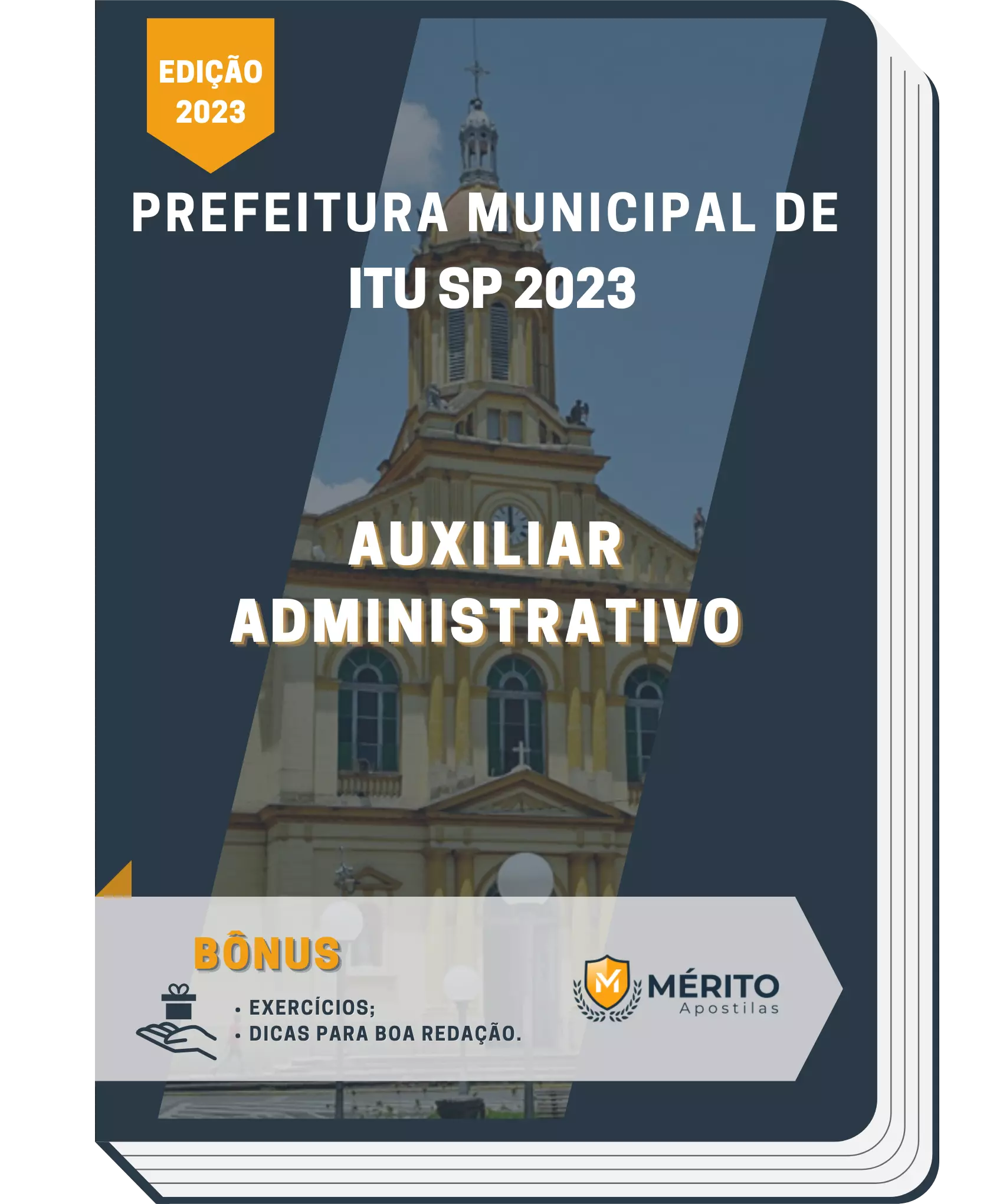 Apostila Auxiliar Administrativo Prefeitura de Itu SP 2023