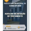 Apostila Auxiliar De Estação De Tratamento Prefeitura de Cunha SP 2023