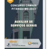 Apostila Auxiliar De Serviços Gerais Concurso Câmara Pitangui MG 2023