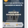 Apostila Auxiliar De Serviços Gerais Prefeitura de Cachoeira do Índios PB