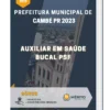 Apostila Auxiliar Em Saúde Bucal PSF Prefeitura de Cambé PR 2023