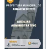 Apostila Auxiliar administrativo Prefeitura de Armazém SC 2023
