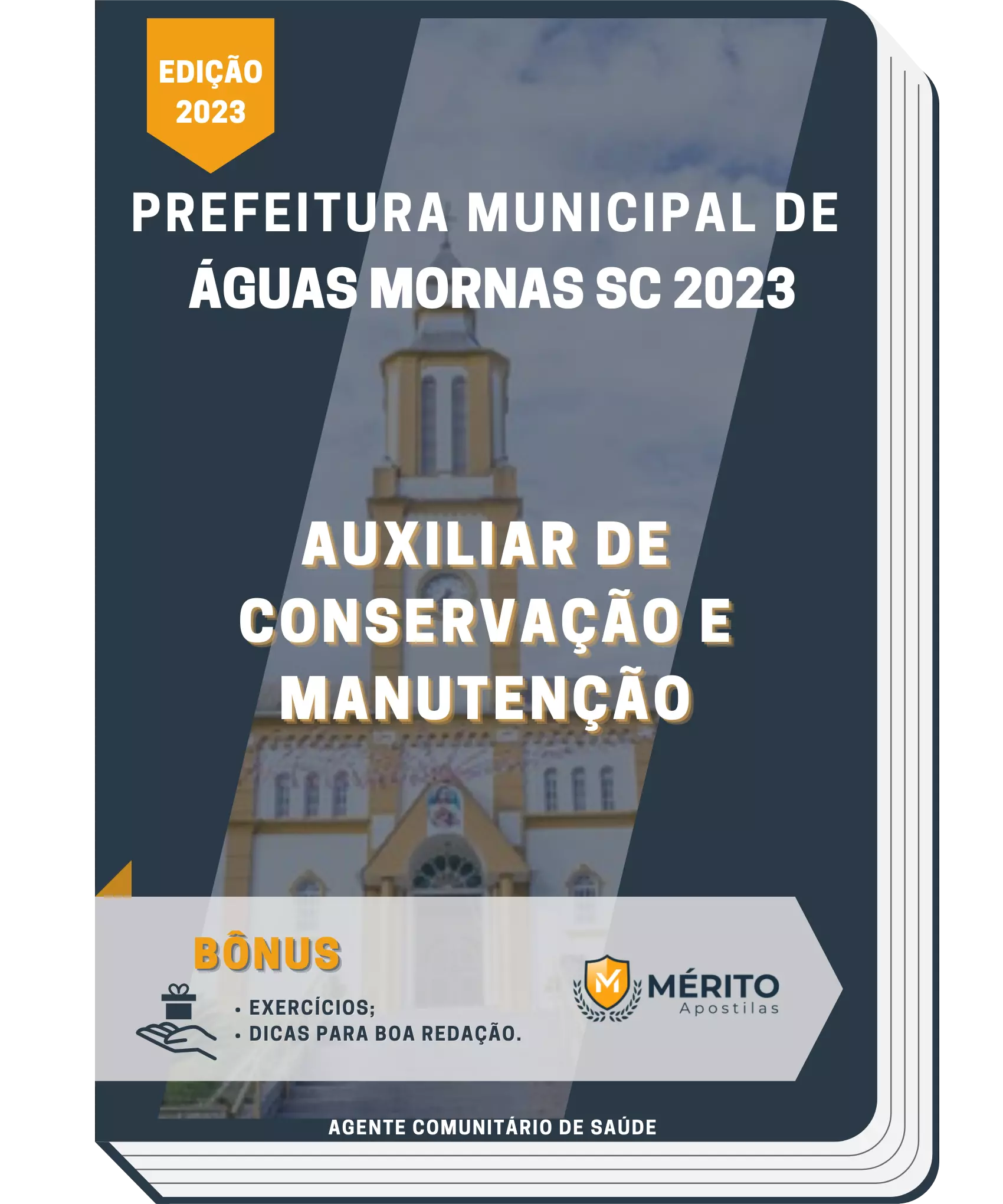 Apostila Auxiliar de Conservação e Manutenção Prefeitura de Águas Mornas SC 2023