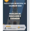 Apostila Auxiliar de Educador e Cuidador Prefeitura de Cajuru SP 2023