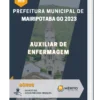 Apostila Auxiliar de Enfermagem Prefeitura de Mairipotaba GO 2023