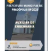 Apostila Auxiliar de Engenharia Prefeitura de Pradópolis SP 2023
