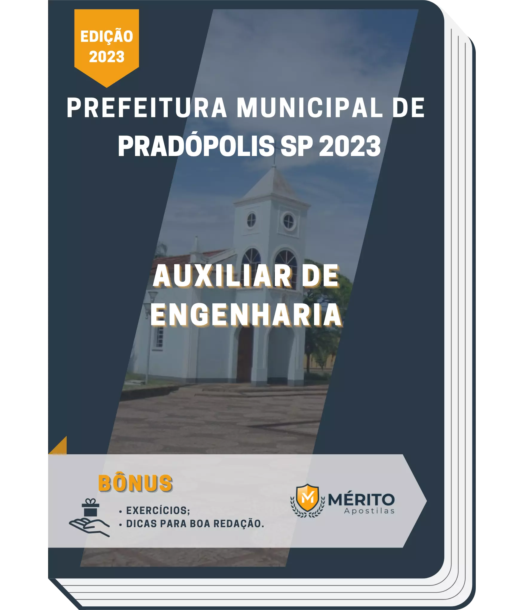 Apostila Auxiliar de Engenharia Prefeitura de Pradópolis SP 2023