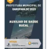 Apostila Auxiliar de Saúde Bucal Prefeitura de Garopaba SC 2023