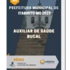 Apostila Auxiliar de Saúde Bucal Prefeitura de Itabirito MG 2023
