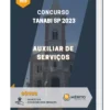 Apostila Auxiliar de Serviços Concurso de Tanabi SP 2023