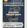 Apostila Auxiliar de Serviços Gerais Prefeitura de Tuneiras do Oeste PR 2023