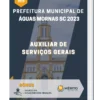 Apostila Auxiliar de Serviços Gerais Prefeitura de Águas Mornas SC 2023