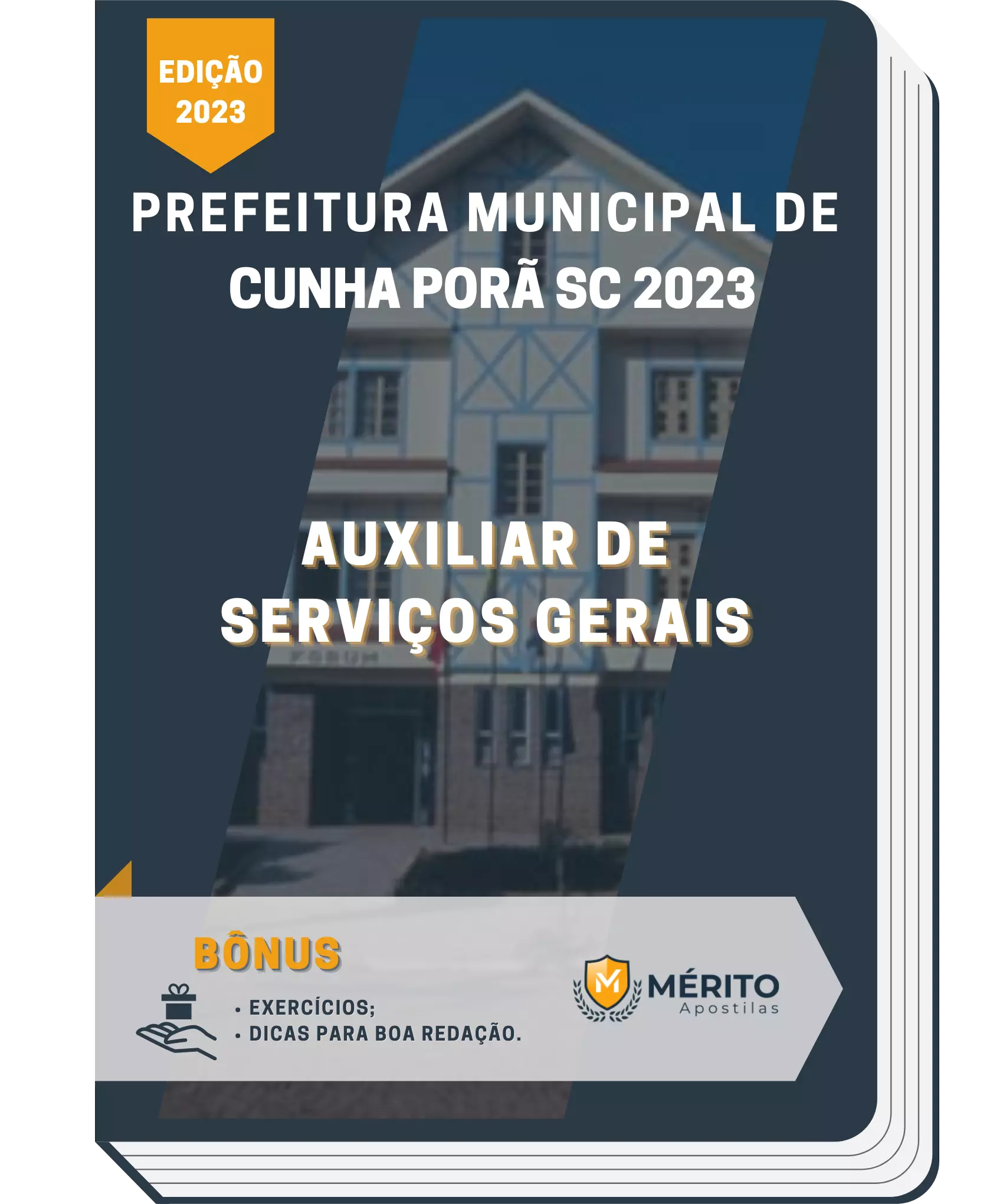 Apostila Auxiliar de Serviços Gerais Prefeitura de Cunha Porã SC 2023