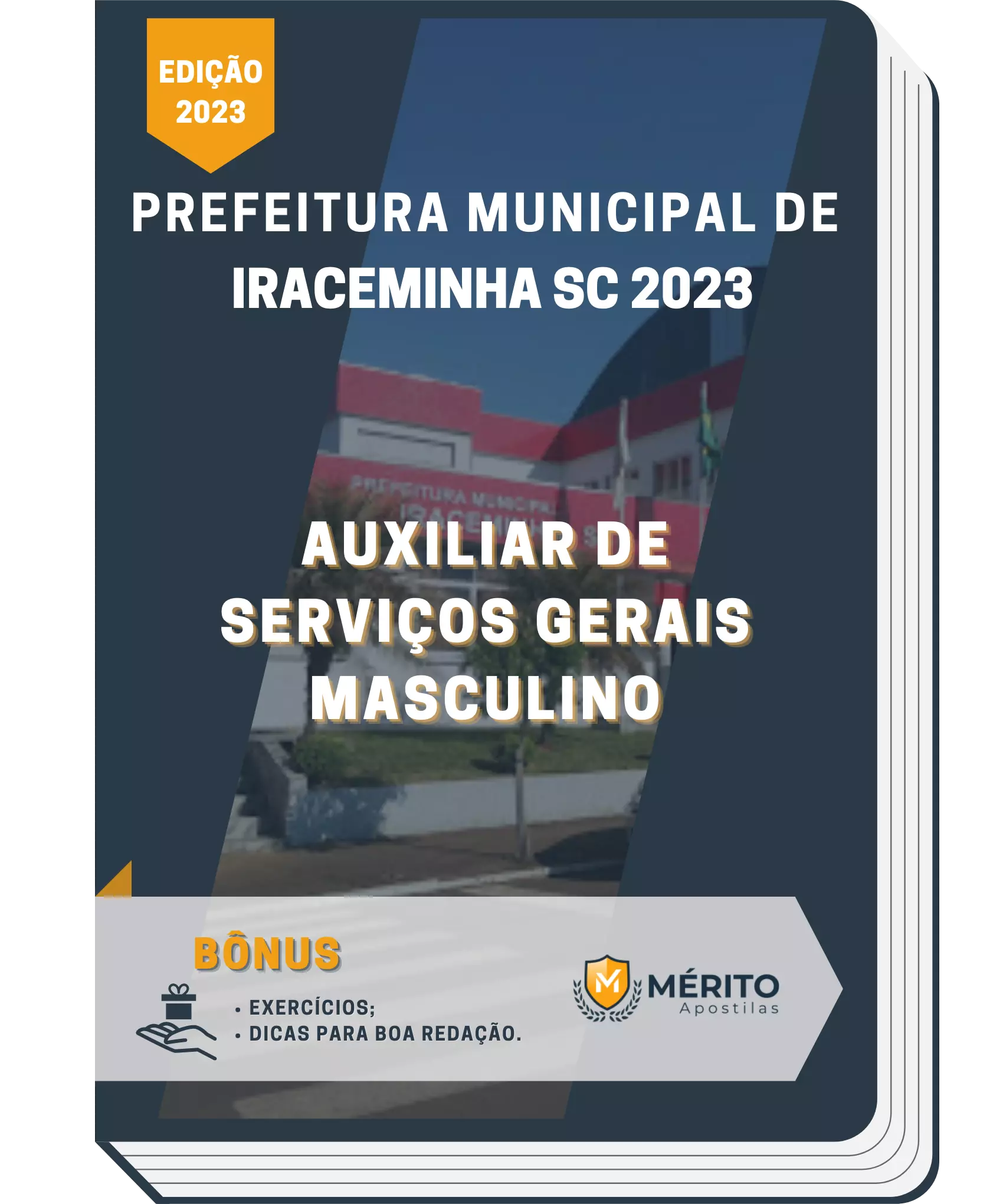 Apostila Auxiliar de Serviços Gerais Masculino Prefeitura de Iraceminha SC 2023