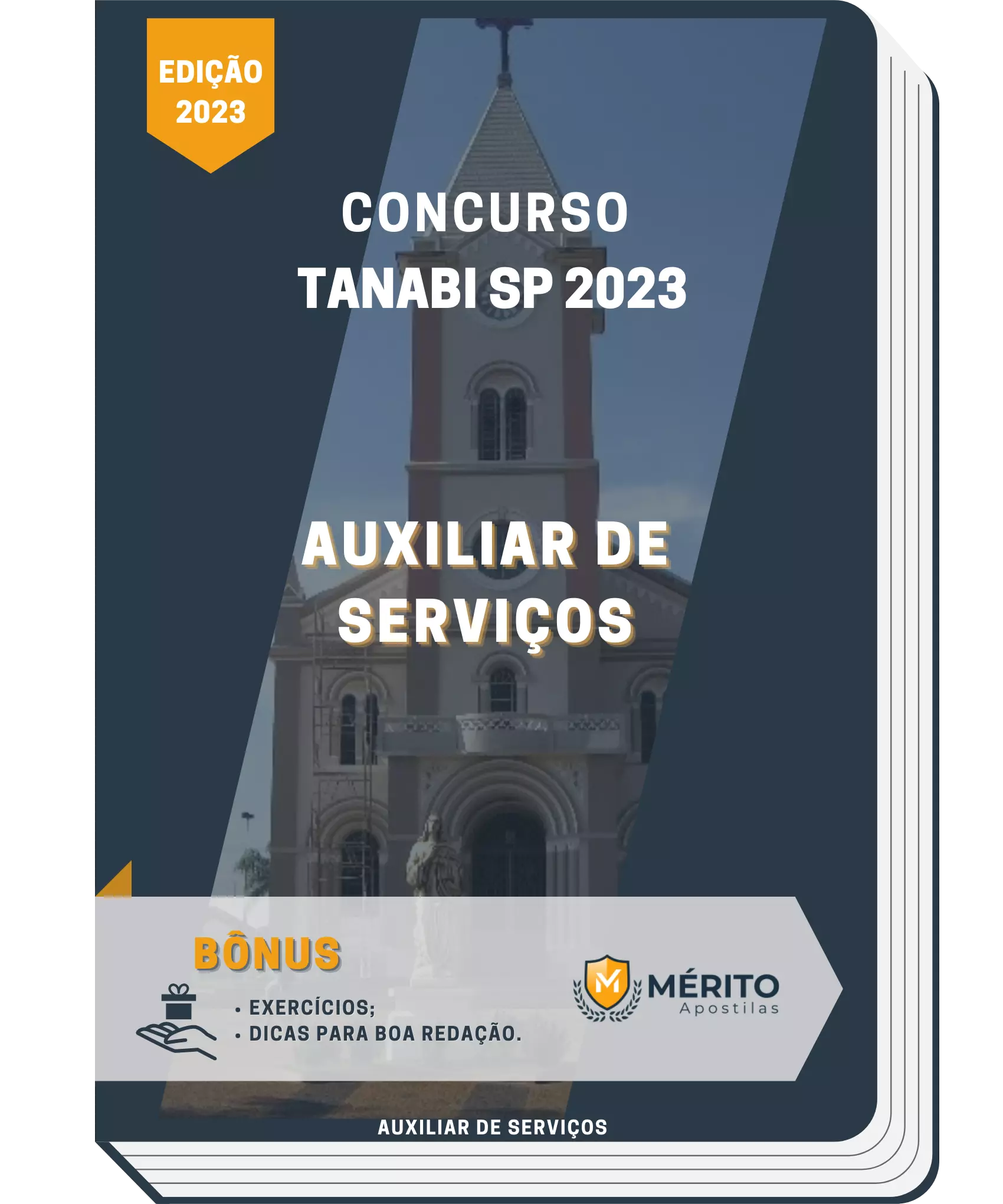 Apostila Auxiliar de Serviços Concurso de Tanabi SP 2023