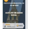 Apostila Auxiliar em Saúde Bucal Prefeitura de Itu SP 2023