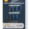 Apostila Calceteiro Prefeitura de Cunha SP 2023