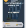 Apostila Cantoneiro Prefeitura de Cunha SP 2023