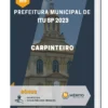 Apostila Carpinteiro Prefeitura de Itu SP 2023