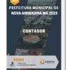 Apostila Contador Prefeitura de Nova Andradina MS 2023