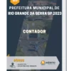 Apostila Contador Prefeitura de Rio Grande da Serra SP 2023