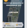 Apostila Contador Prefeitura de Araguaiana MT 2023