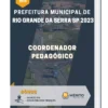 Apostila Coordenador Pedagógico Prefeitura de Rio Grande da Serra SP 2023