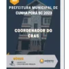Apostila Coordenador do CRAS Prefeitura de Cunha Porã SC 2023
