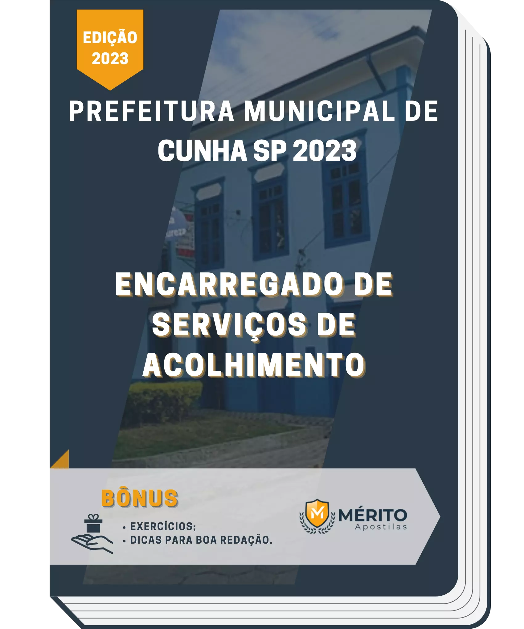 Apostila Encarregado De Serviços De Acolhimento Prefeitura de Cunha SP 2023