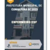 Apostila Enfermeiro ESF Prefeitura de Cunha Porã SC 2023