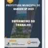 Apostila Enfermeiro do Trabalho Prefeitura de Barueri SP 2023
