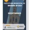 Apostila Escriturário Prefeitura de Mirassol SP 2023
