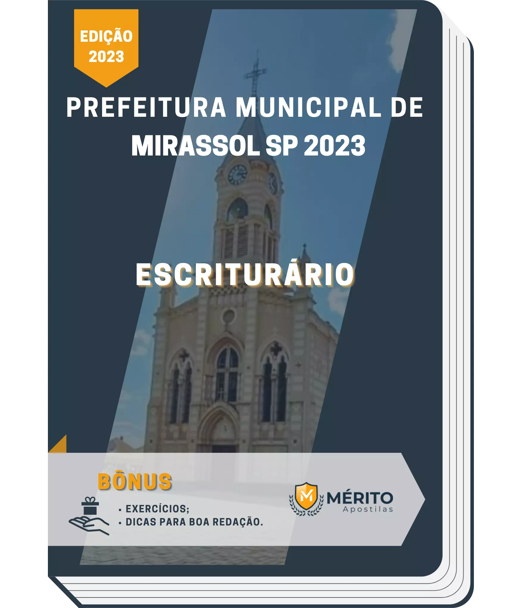 Apostila Escriturário Prefeitura de Mirassol SP 2023