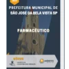 Apostila Farmacêutico Prefeitura de São José da Bela Vista SP 2023