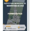 Apostila Farmacêutico Prefeitura de Mairipotaba GO 2023
