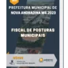 Apostila Fiscal De Posturas Municipais Prefeitura de Nova Andradina MS 2023