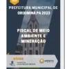Apostila Fiscal de Meio Ambiente e Mineração Prefeitura de Oriximiná PA 2023