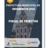 Apostila Fiscal de Tributos Prefeitura de Oriximiná PA 2023