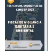 Apostila Fiscal de Vigilância Sanitária e Ambiental Prefeitura de Leme SP 2023