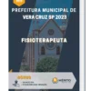 Apostila Fisioterapeuta Prefeitura de Vera Cruz SP 2023