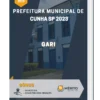 Apostila Gari Prefeitura de Cunha SP 2023