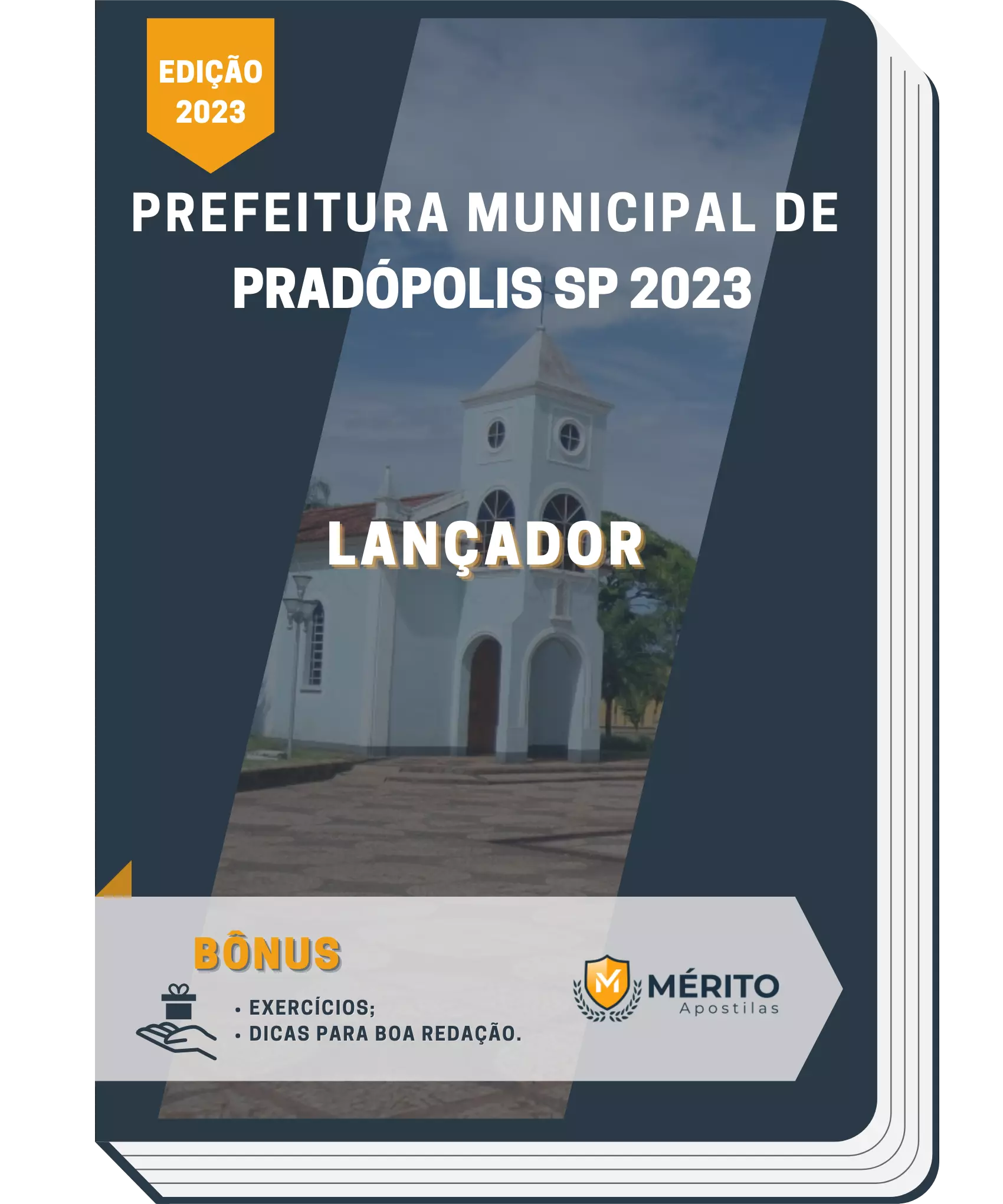 Apostila Lançador Prefeitura de Pradópolis SP 2023