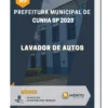 Apostila Lavador De Autos Prefeitura de Cunha SP 2023