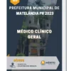 Apostila Médico Clínico Geral Prefeitura de Matelândia PR 2023