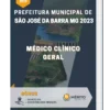 Apostila Médico Clínico Geral Prefeitura de São José da Barra MG 2023