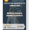 Apostila Médico Horista Dermatologista Prefeitura de Leme SP 2023